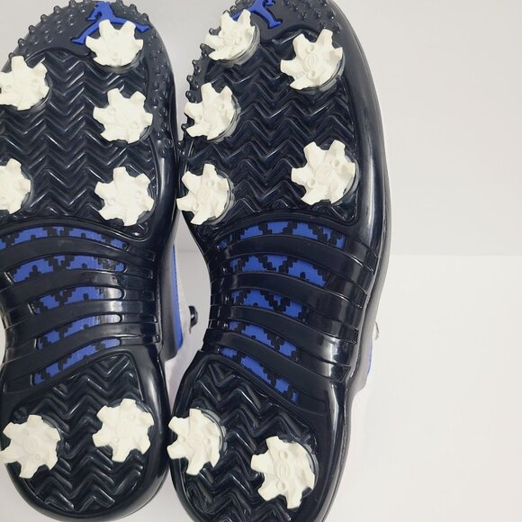 NEW Nike Air Jordan 12 Low Golf Shoes DM9015-105 Size 7 White Game Blue